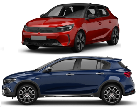 NUOVISSIMA OPEL CORSA GS 2025 E NUOVISSIMA FIAT EGEA CROSS A PARTIRE DA SOLI 31 EU