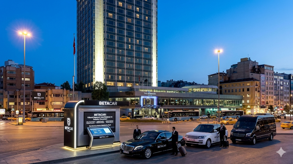 TAKSİM ZİRVESİNDE THE MARMARA TAKSİM KONUKLARINA BETA CAR RENTAL OTO KIRALAMA KEYFI