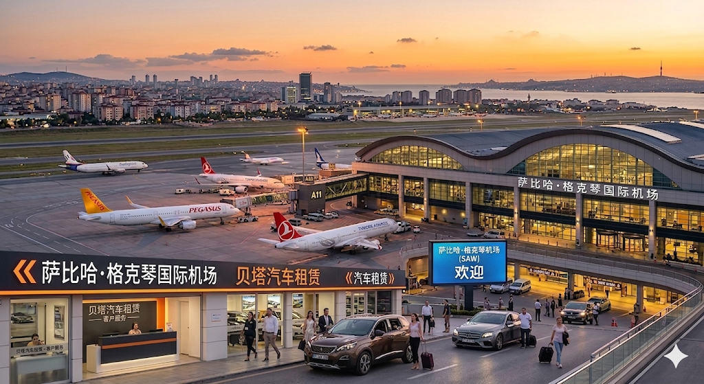 薩比哈 格克琴機場租車 選擇 Beta汽车租赁 開啟尊貴之旅