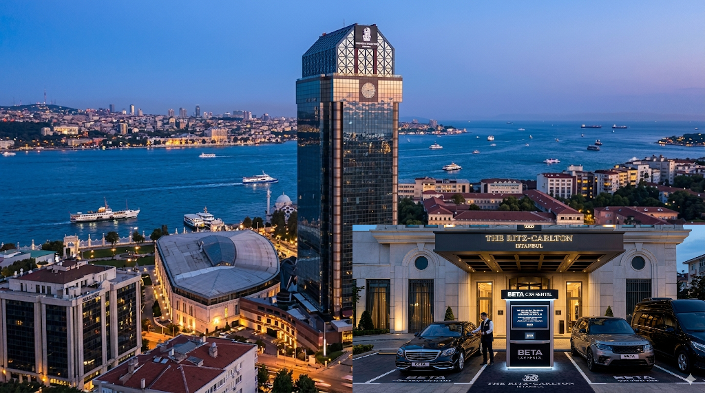 BOGAZDA KUSURSUZ BIR YOLCULUK THE RITZ-CARLTON ISTANBUL BETA CAR RENTAL LUKS OTO KIRALAMA