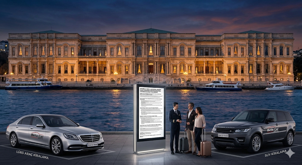 ISTANBUL UN ZIRVESINDE BIR DENEYIM ÇIRAGAN SARAYI KEMPINSKI KONUKLARINA OZEL LUKS ARAÇ KIRALAMA