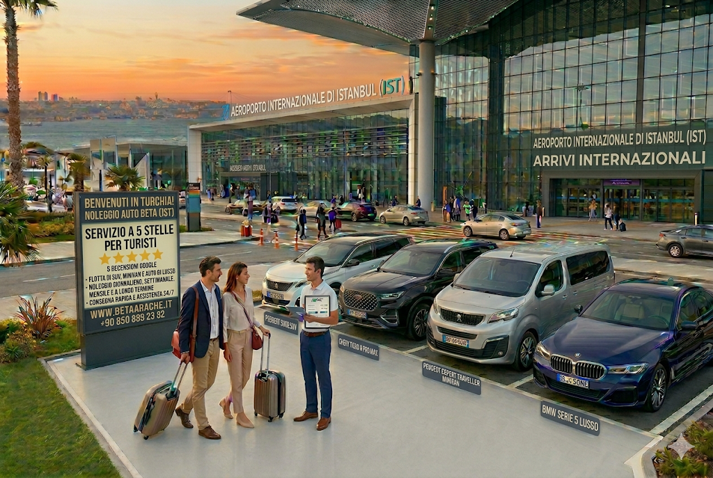 NOLEGGIO AUTO ISTANBUL AIRPORT CON CASH DEPOSIT E CASH PAYMENT SUV E LUXURY BETA