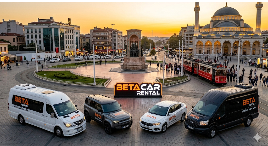 TAKSIM IN KALBINDE BETA CAR RENTAL ILE ISTANBUL U ARAC KIRALAYARAK OZGURCE KESFEDIN